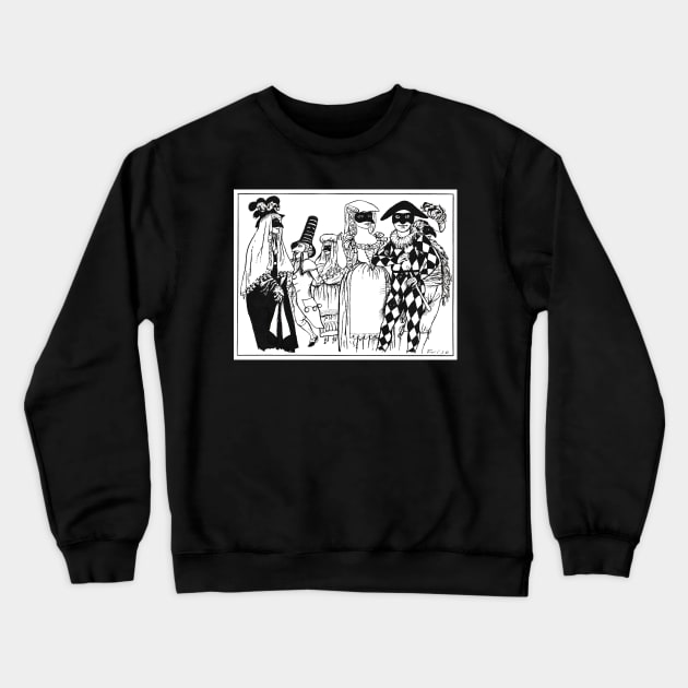 Masquerade ball Crewneck Sweatshirt by FrisoHenstra